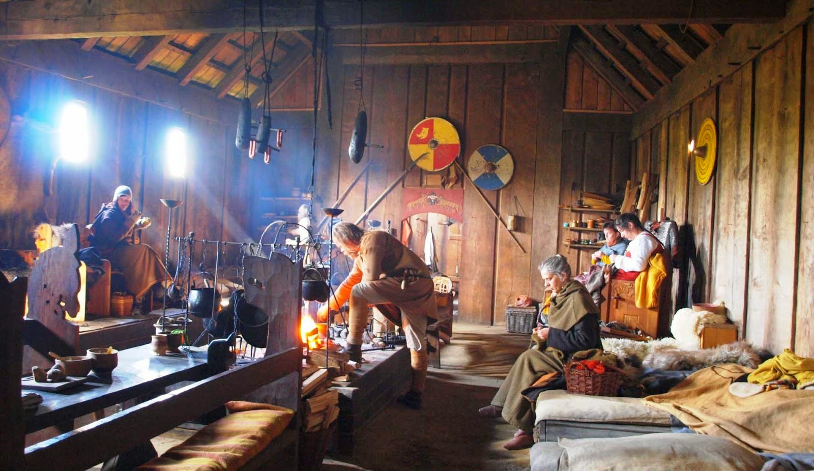 Inside a viking house  Viking house, Vikings, Viking history